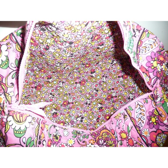 Disney Parks Vera Bradley Large Duffel ~ Just Mousing Around Mickey Minnie Pink - Picture 11 of 13